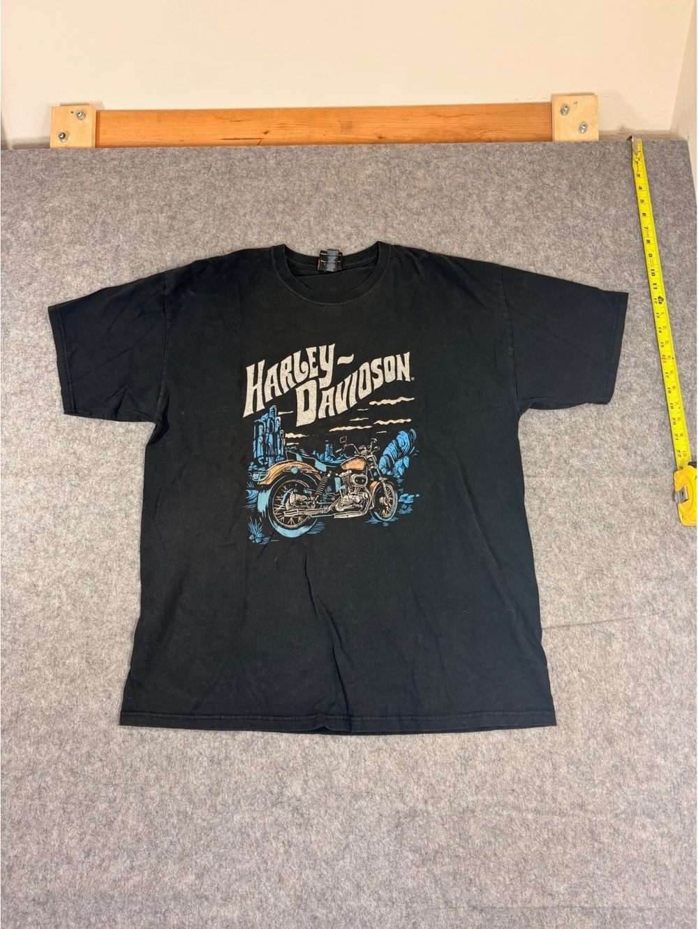 Harley-Davidson black graphic T-shirt mens size XL